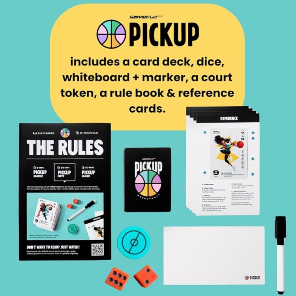 GameFlo PickUp Basketball Card Game - NWT - Picture 3 of 8